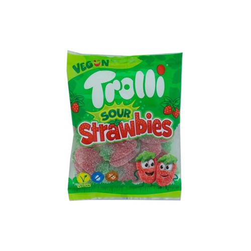 Trolli Strawberry sour zak 175 gram