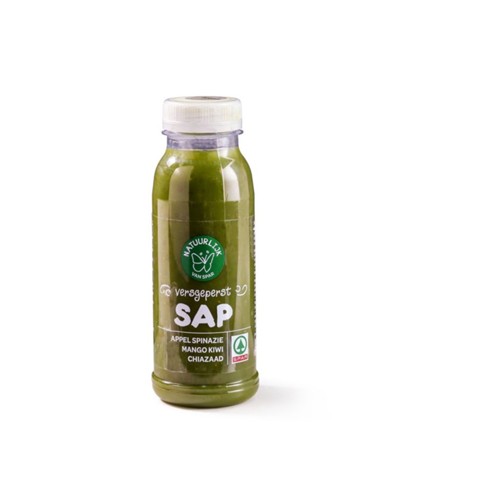 SPAR sap mango spinazie chia fles 250 ml