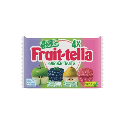 Fruittella garden fruits multipack 4 stuks
