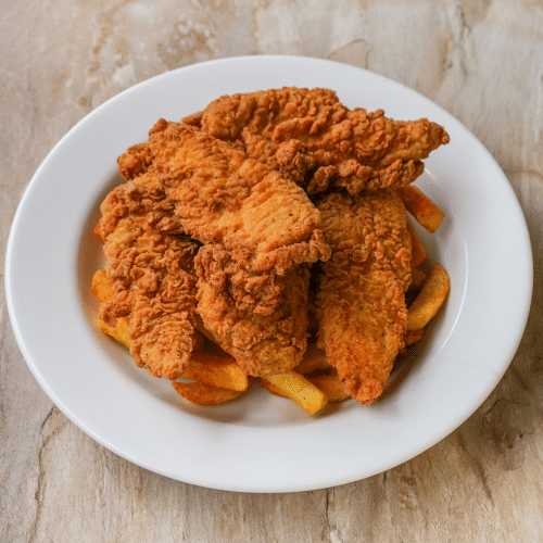 6 chicken strips