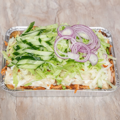 Kapsalon chicken fajita