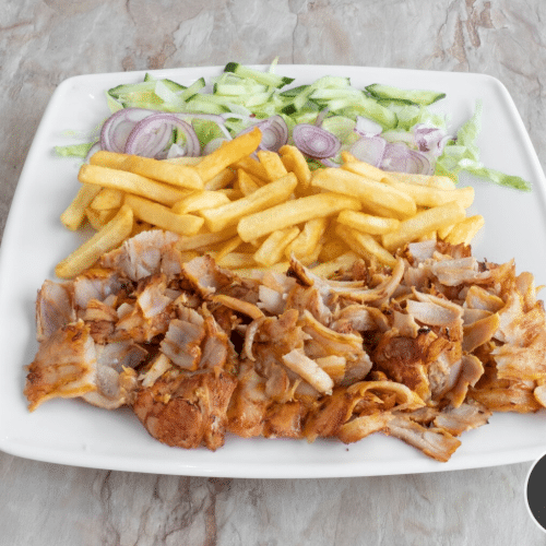 Kipdöner schotel