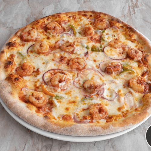 Pizza garnalen 32 cm