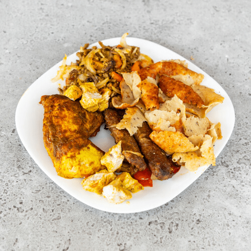 Mixed grill schotel
