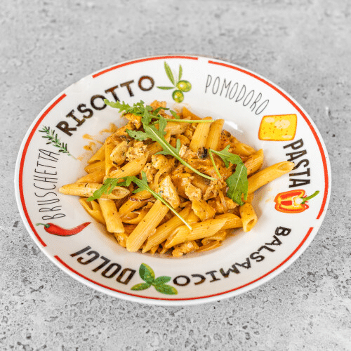 Pasta pollo alfredo