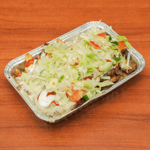 Kapsalon spaghetti groot kip