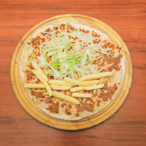 Turkse pizza met patat