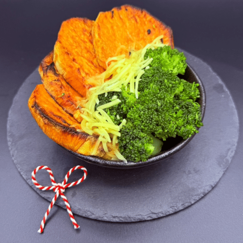 Broccoli en zoete aardappel