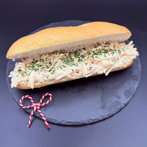 Broodje krabsalade