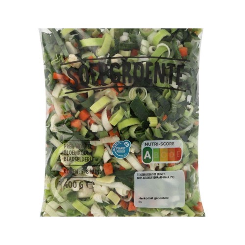 Soepgroenten basis Zak 400 Gram