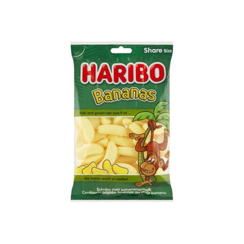 Haribo bananas zak 240 gram