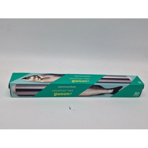 g'woon aluminiumfolie 1 stuk