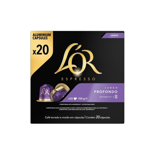 L'or koffiecapsules lungo profondo doos 20 stuks