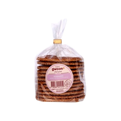 g'woon Stroopwafels met roomboter vulling 12 st