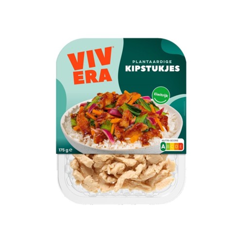 Vivera plantaardige kipstukjes 175 gram
