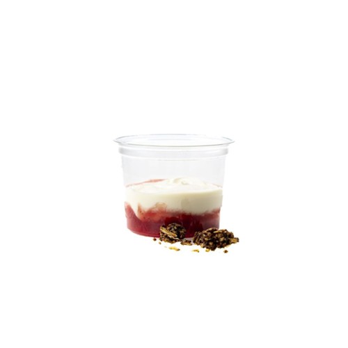 Bloemcool soja yoghurt met aardbei en choco granola 220 gram