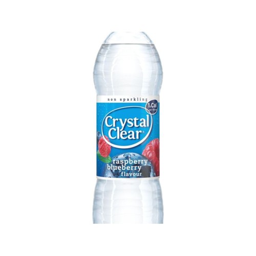 Crystal Clear raspberry blueberry fles 500 ml