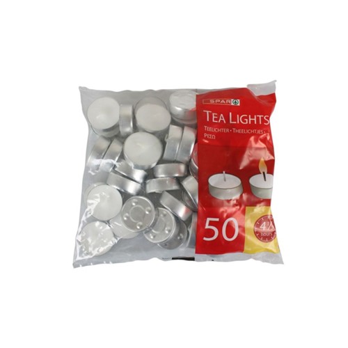 SPAR theelichten 50 stuks