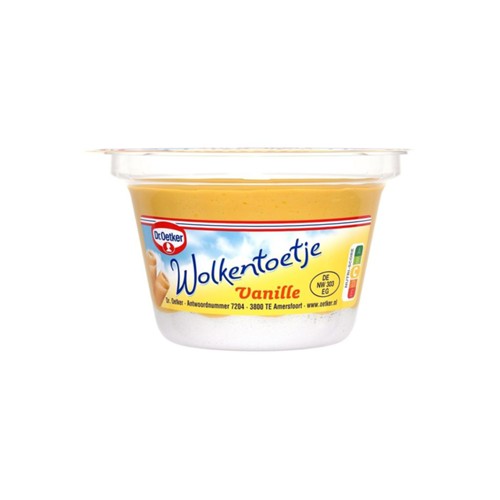 Dr. Oetker wolkentoetje vanille 125 gram