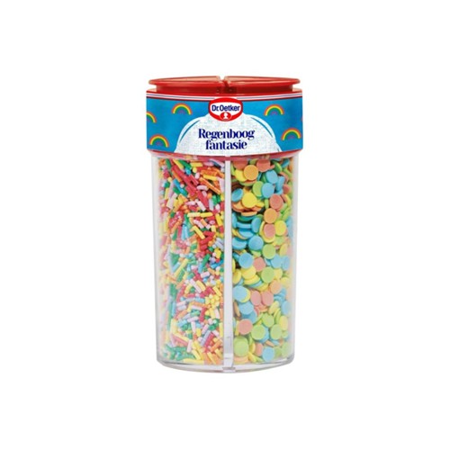 Dr. Oetker decoratiestrooisel Regenboogfantasie 152 gram