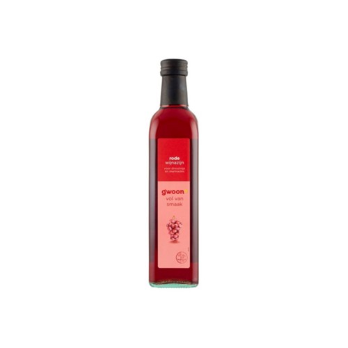 g'woon wijnazijn rood 500 ml