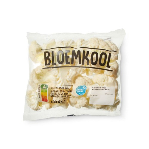 Bloemkool roosjes Zak 400 Gram