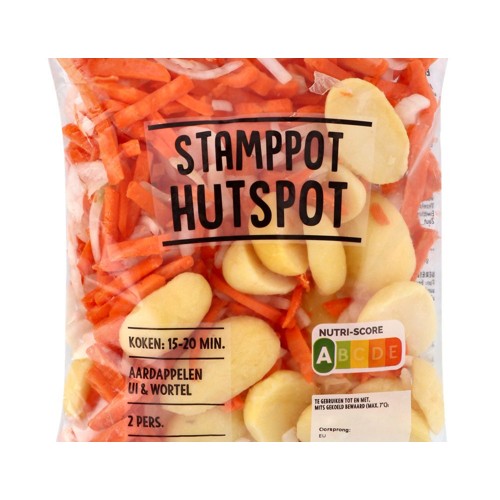 Stamppot hutspot Zak 800 Gram