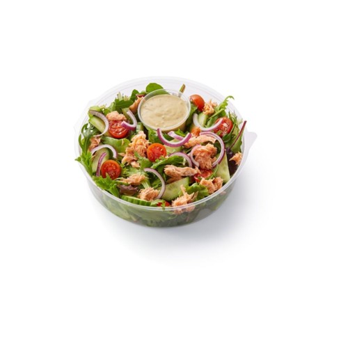 Salade pulled salmon