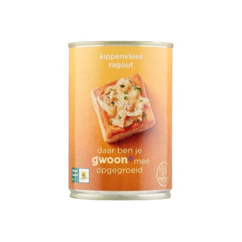 g'woon ragout kippenvlees 400 gram