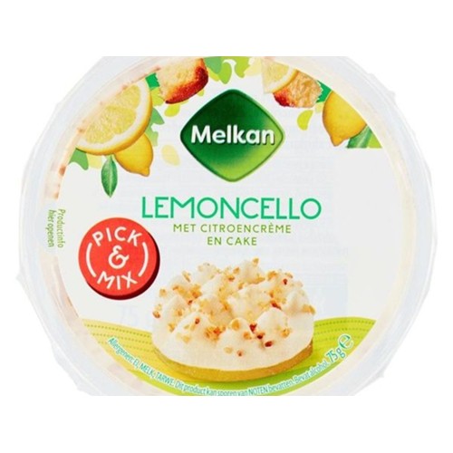 Melkan dessert lemoncello bakje 75 gram