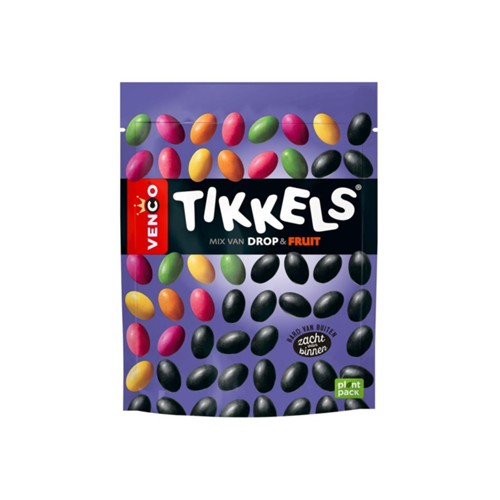 Venco tikkels mix drop & fruit 245 gram