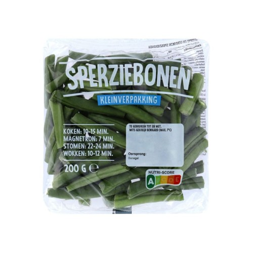 sperziebonen Zak 200 Gram