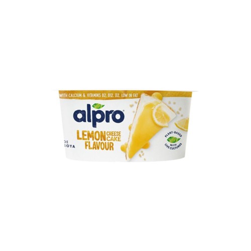 Alpro plantaardige variatie op yoghurt lemon cheesecake smaak 135 gram