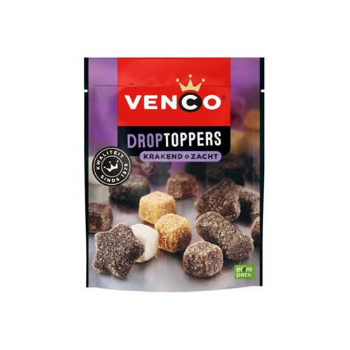 Venco drop top krakend & zacht 215 gram