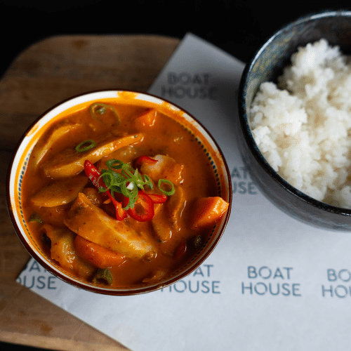 Thai red curry chicken