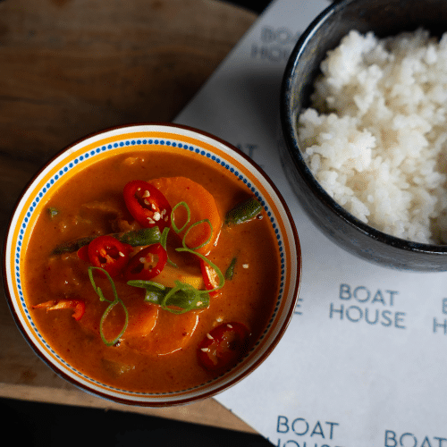 Thai red curry veggie