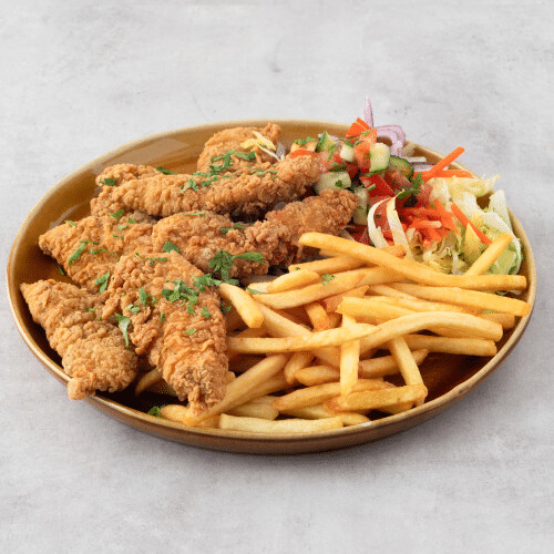 Chicken strips schotel
