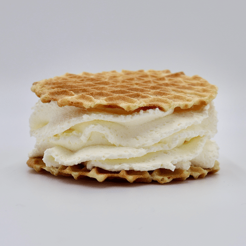 Slagroom wafel