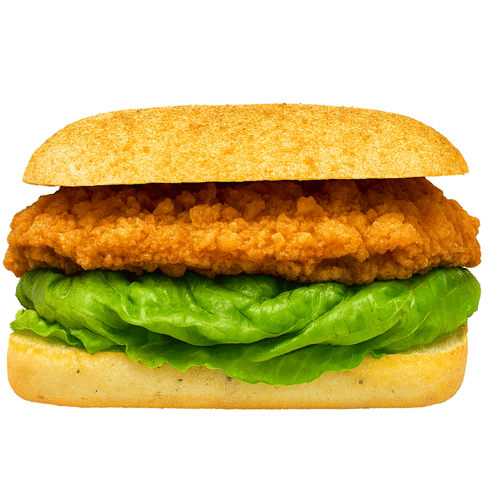 Crunchy chicken sandwich