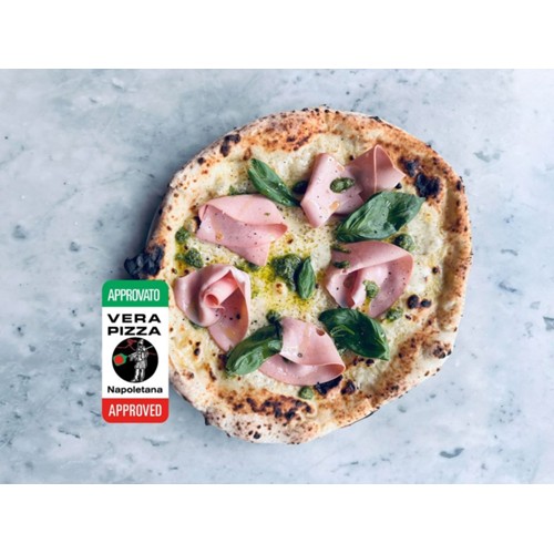 Pizza La Mortadella Pesto
