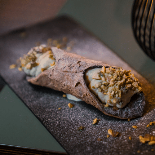 Cannoli con creme di pistacchio 2 stuks