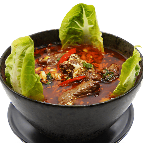 Beef in hot chilli oil