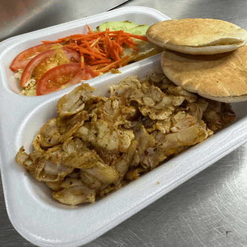 Döner kebab schotel