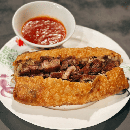 Loempia babi pangang
