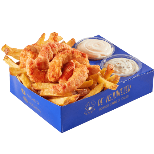 Surimi garnalen menu