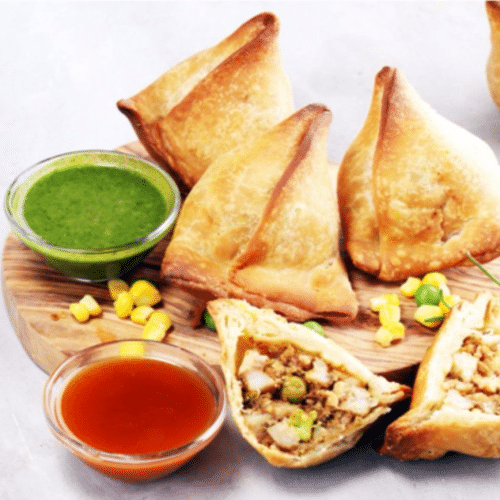 Homemade veg samosa, 2 stuks