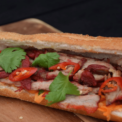 Banh mi pork
