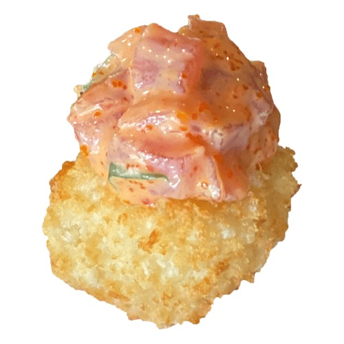 Nigiri crispy tuna tartare