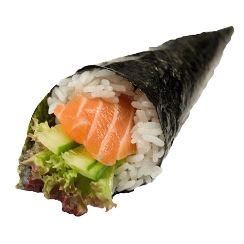 Sake temaki