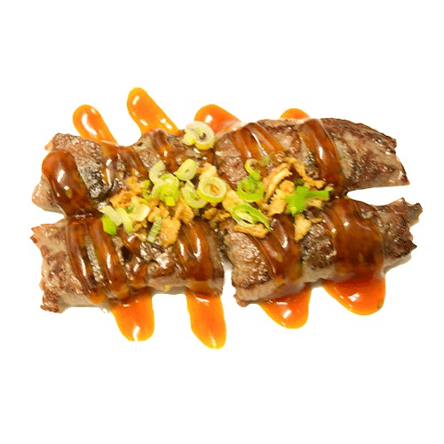 Beefrolletjes met kaas